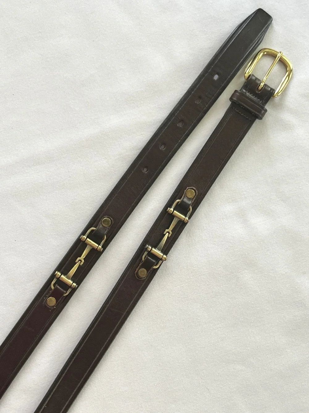 Tory English Bridle Leather Belt